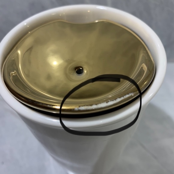 Starbucks gold zipper 2015  10 oz ceramic tumbler - Picture 6 of 6